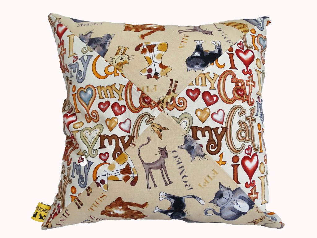 Dekokissen mit Katzenmotiven - Schnurrinchen